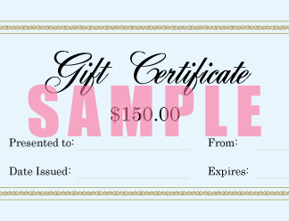 Artmakeyumi Gift Certificate $150