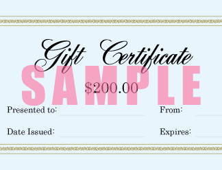 Artmakeyumi Gift Certificate $200